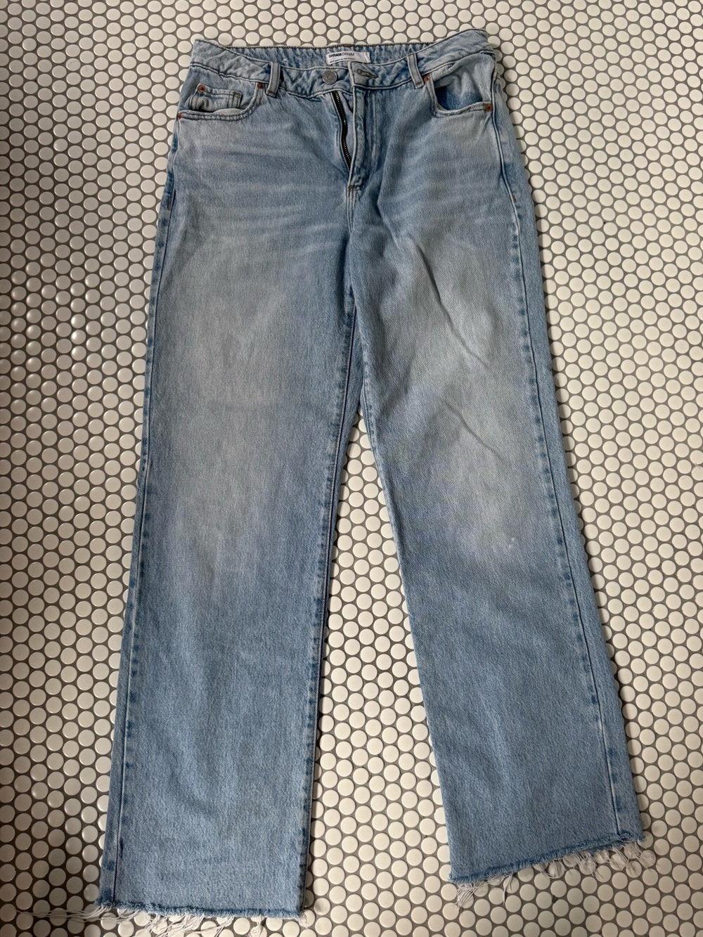 Garage Women's 90s Straight Light Blue Jeans - Size 29